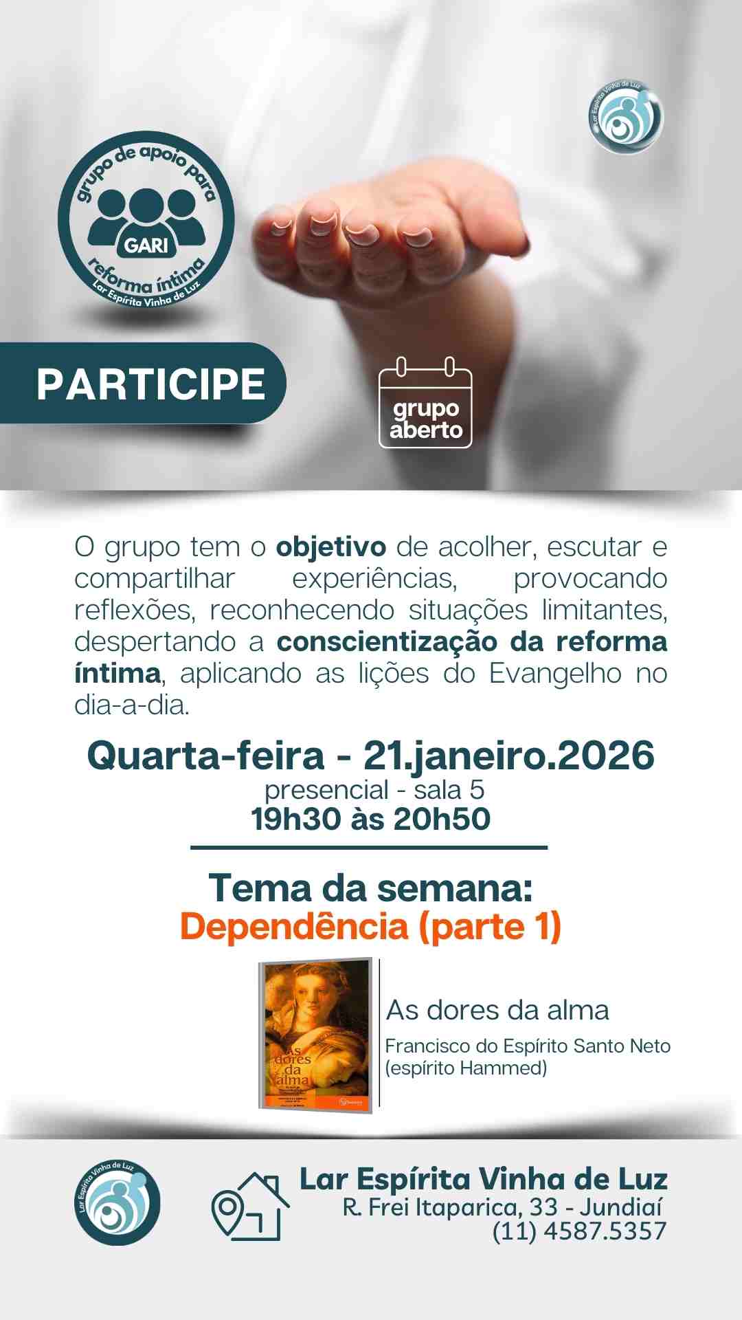 GAE Grupo de Apoio Espiritual