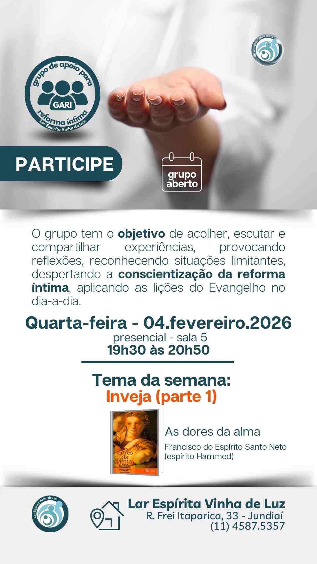 GAE Grupo de Apoio Espiritual