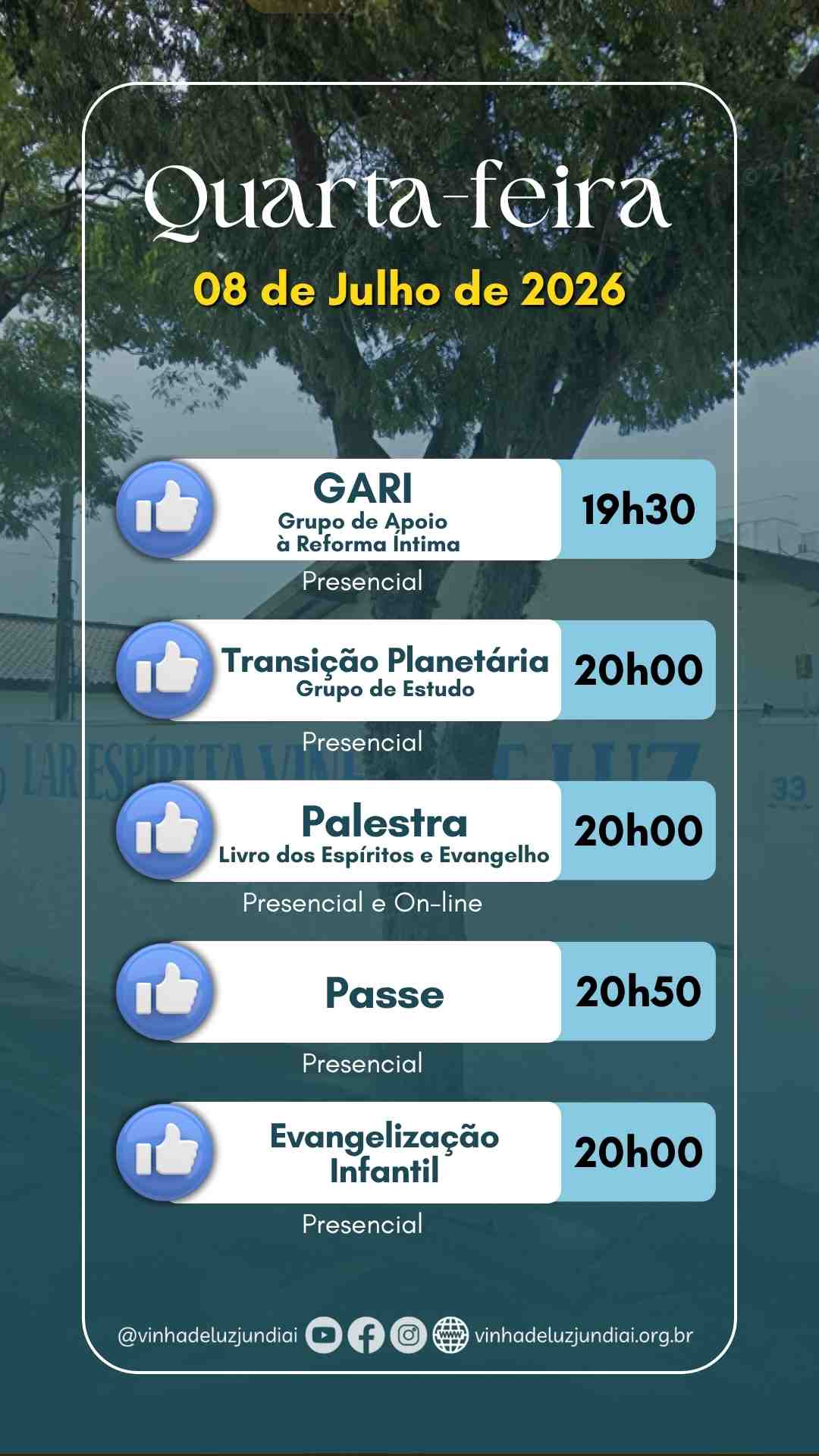 Agenda da segunda-feira