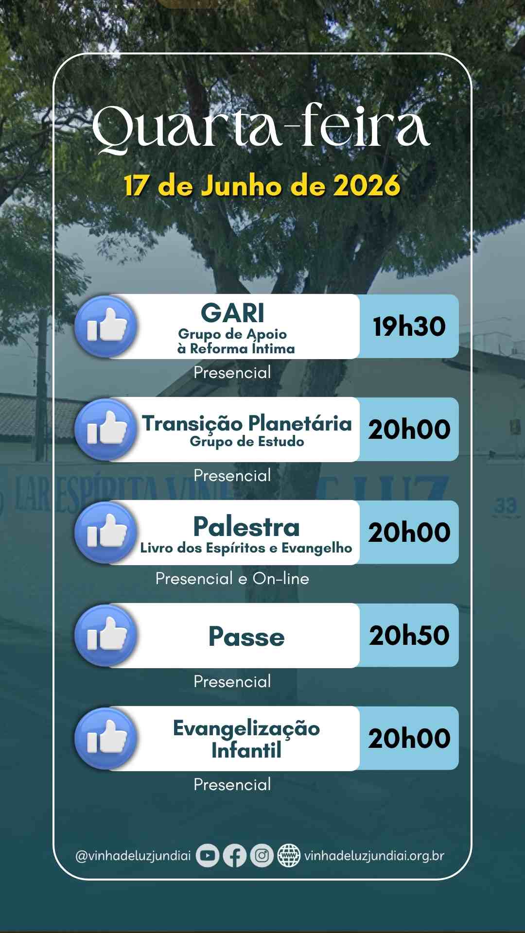 Agenda da segunda-feira