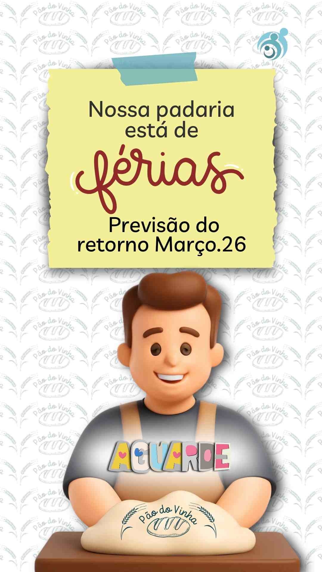 Férias padaria