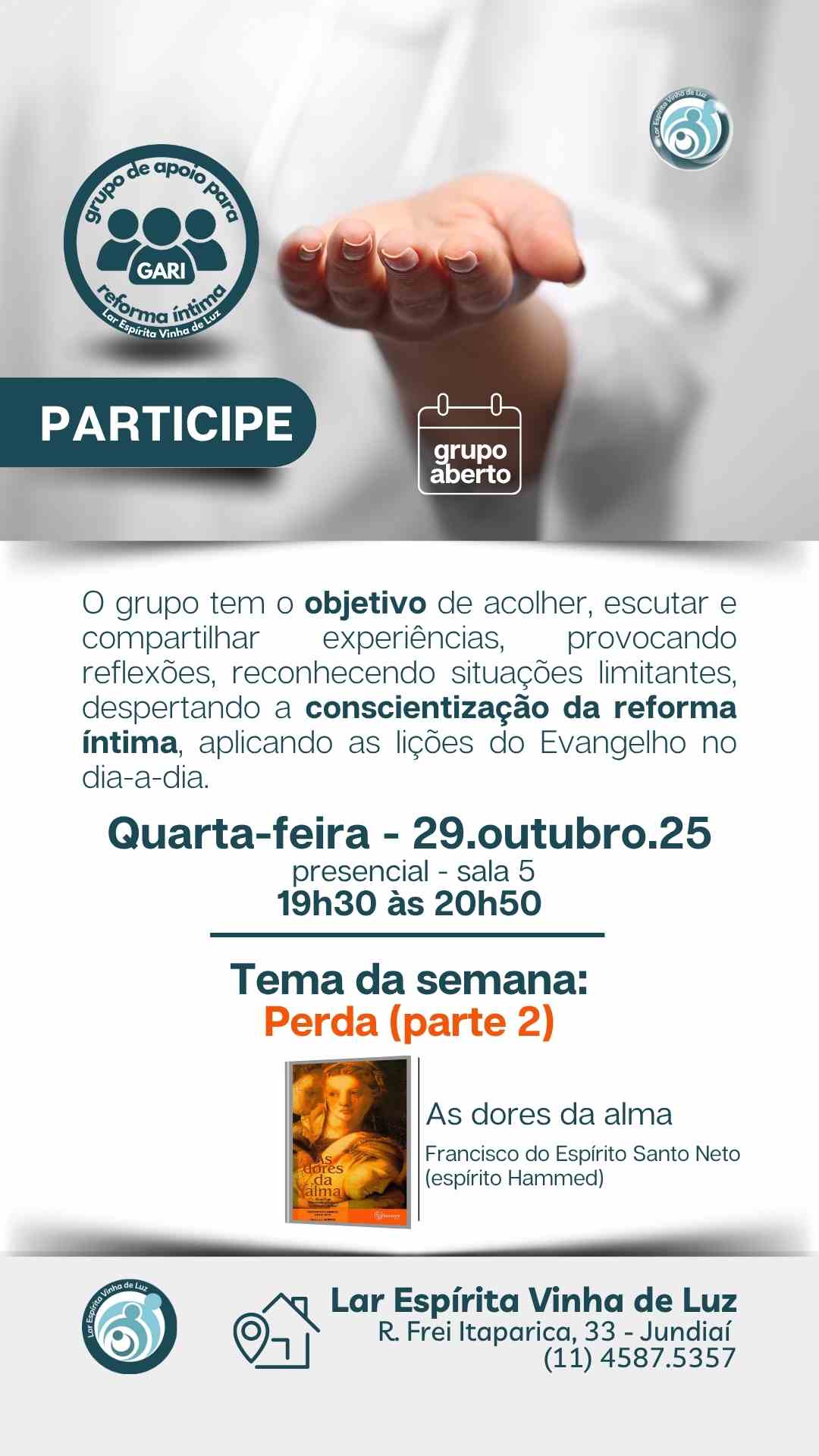 GAE Grupo de Apoio Espiritual