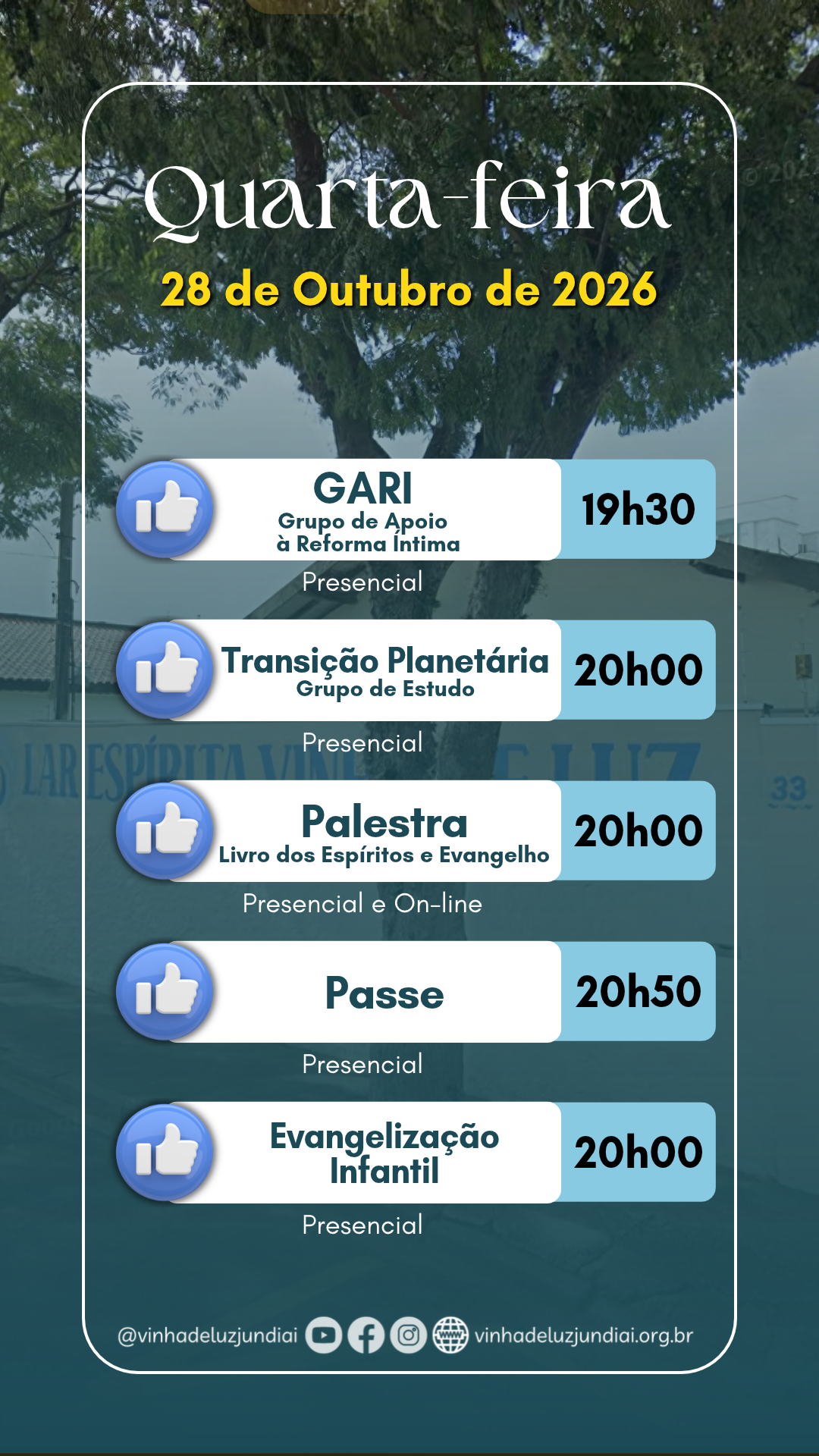 Agenda da segunda-feira