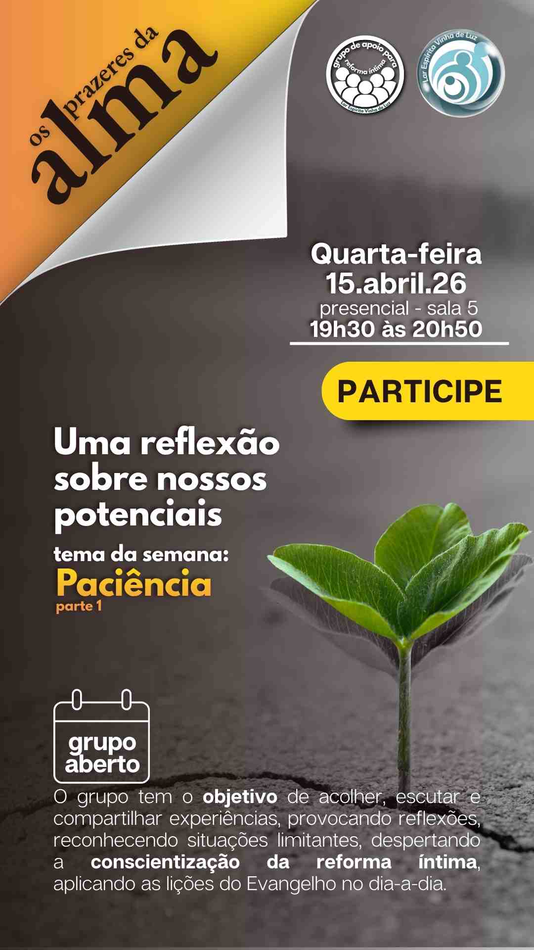 GAE Grupo de Apoio Espiritual